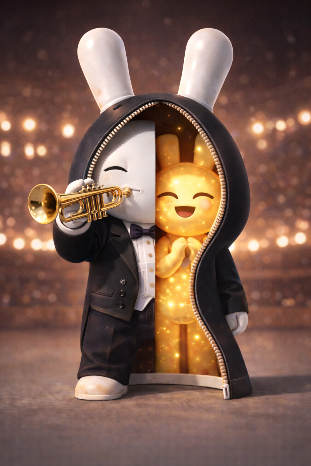 Amo la música y mi instrumento es La Trompeta