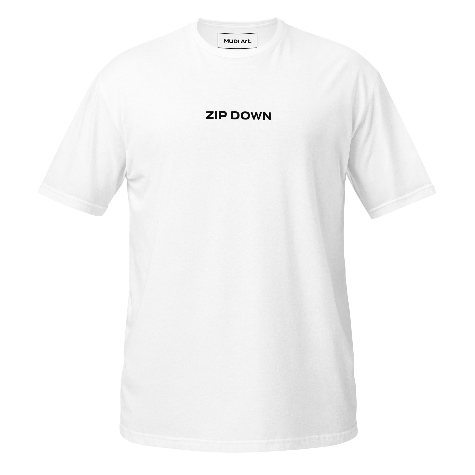 MUDI ZIP DOWN Camiseta Unisex - Imagen 3